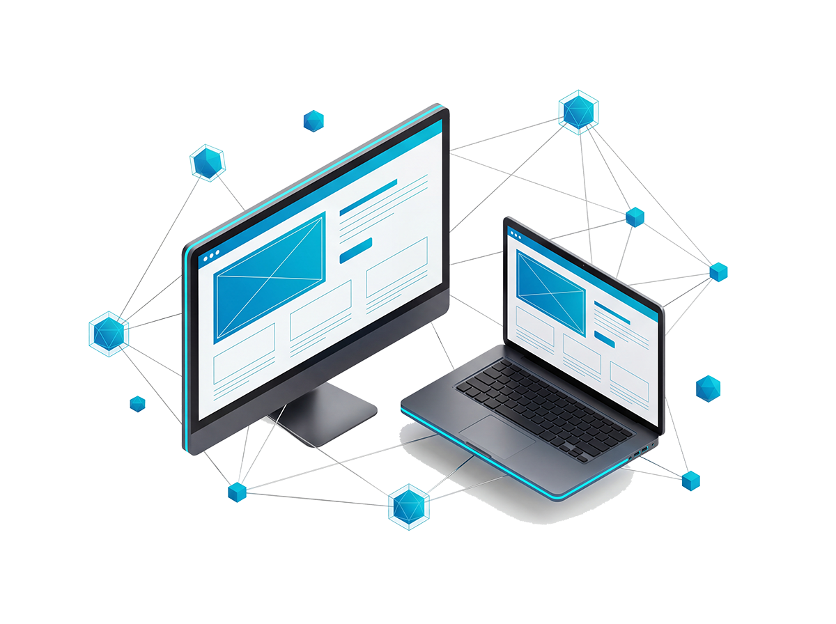 Custom website design and development