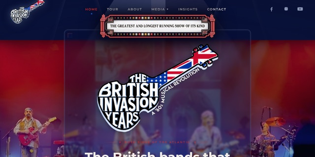 The British Invasion Years website thumbnail