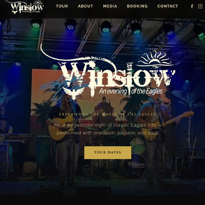 Winslow — An Evening of the Eagles website thumbnail