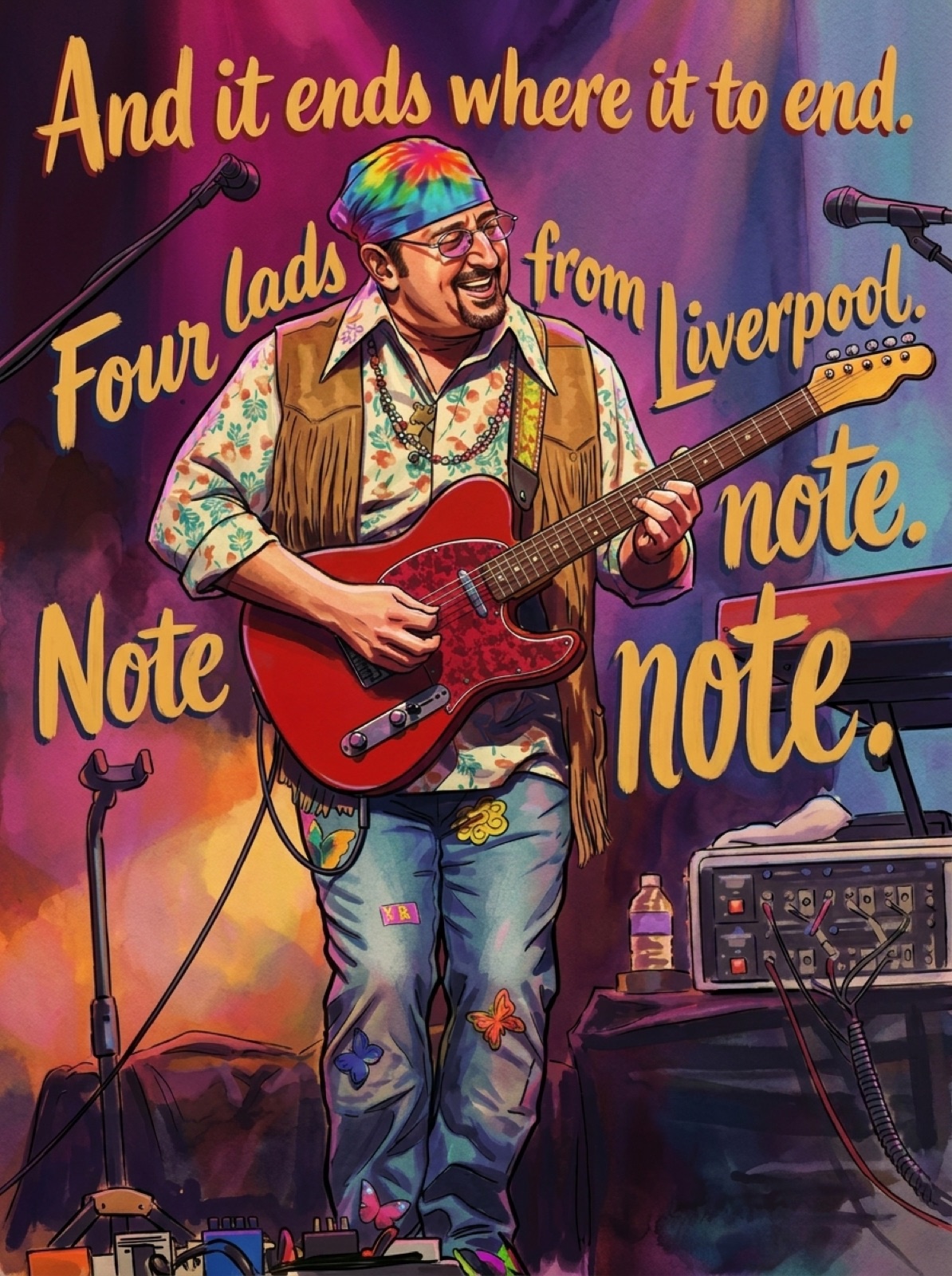 Mid-Century American style — Setlist / Name-Drops card