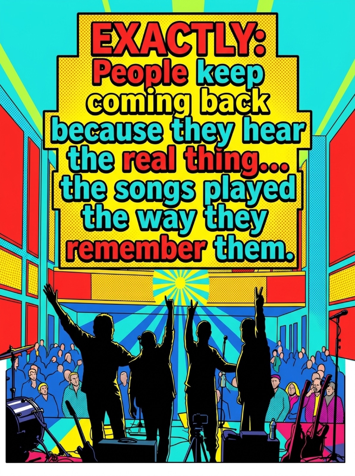 Pop-Art style — Audience / Emotion card