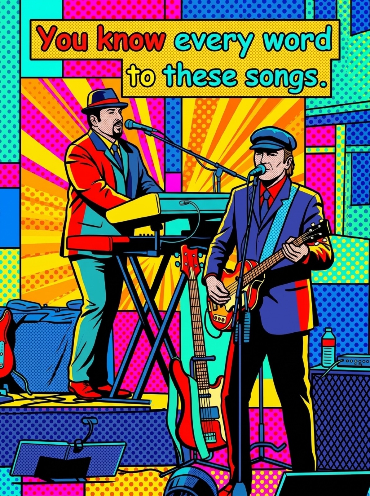 Pop-Art style — Audience / Emotion card