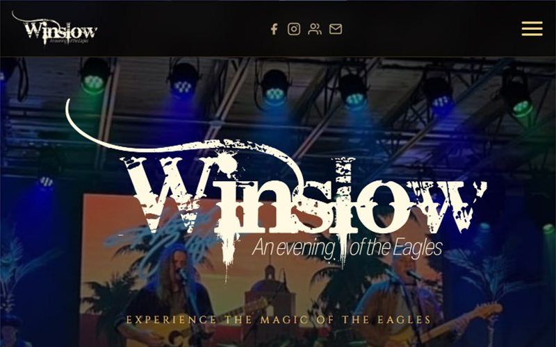 Winslow Eagles Tribute website homepage